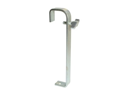 T20105 Extended Hook Clamp 48mm Tube SWL 40kg 233mm Silver