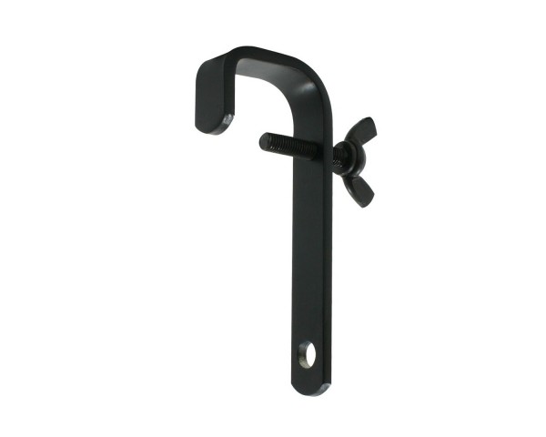 Doughty T2010701 Straight Back Hook Clamp 48mm Tube SWL 40kg 115mm Black - Main Image