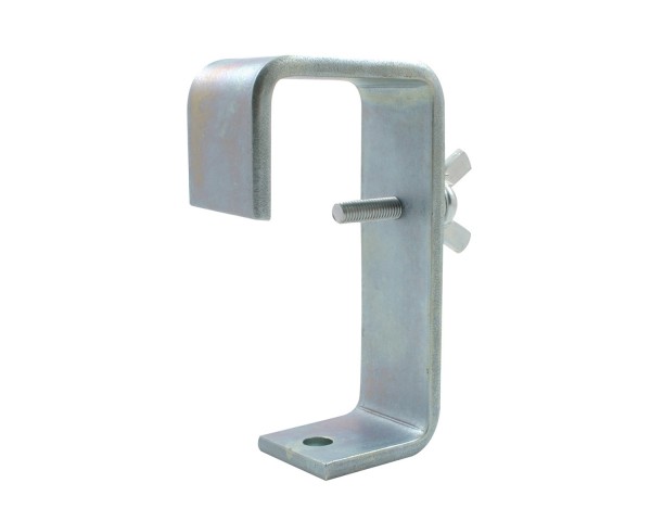 Doughty T21810 Heavy Duty Hook Clamp 75mm Tube SWL 150kg 120mm Silver - Main Image