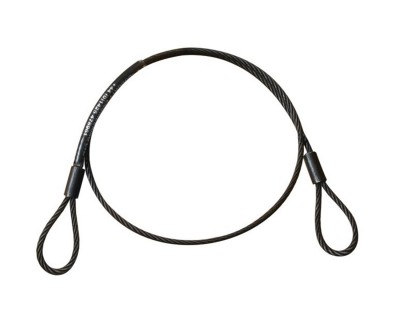 T2849001 100kg Safety Wire 600mm BLACK Excluding Carabiner