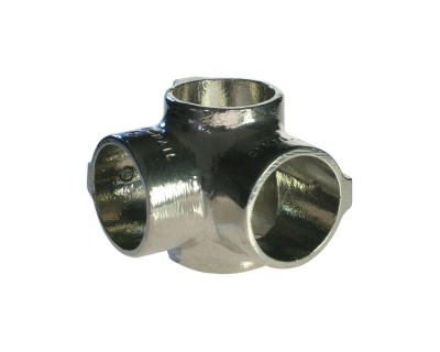 T194011 48mm Tube 90° Corner with Thru tube