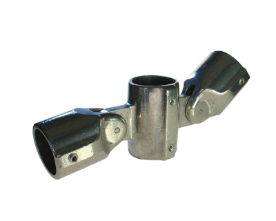 T194019 48mm Tube 85° Opposite Double Swivel Combination