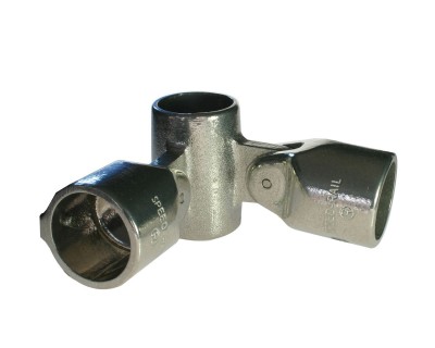 T194027 48mm Tube 90° Swivel Combination on Both Ends