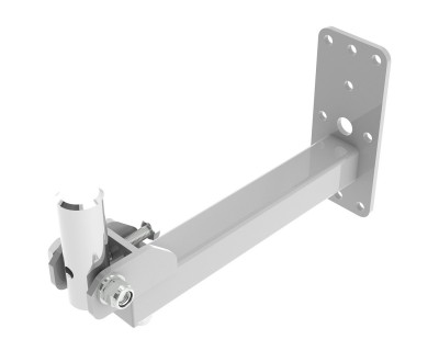 WHU35-W Bottom Mount Tilting Wall Bracket 324mm 35mm Spigot White