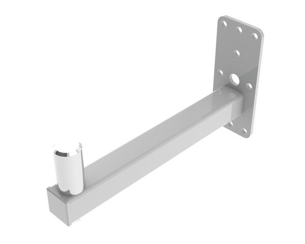 Powerdrive WHY35-W WHITE Bottom Mount Fixed Wall Bracket 324mm 35mm Spigot - Main Image