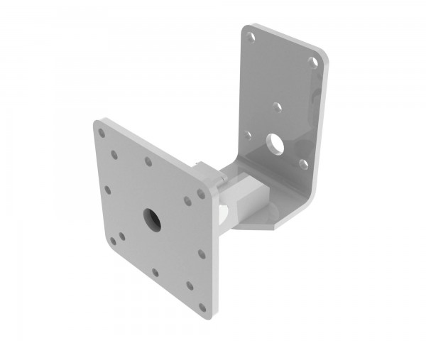 Powerdrive WME-VESA75-W Back Mount Tilting Wall Bracket VESA 126-146mm White - Main Image