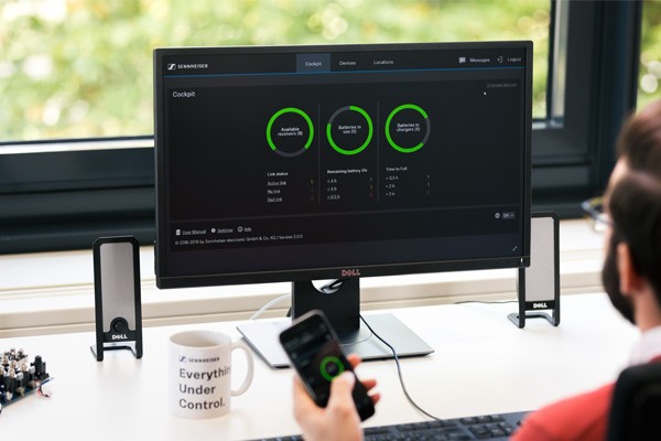 Sennheiser launches updates for Control Cockpit & Wireless System Manager