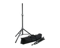K&M 21459 Speaker Stand Package 2 x 21450 Stands and Carry Bag - Image 1