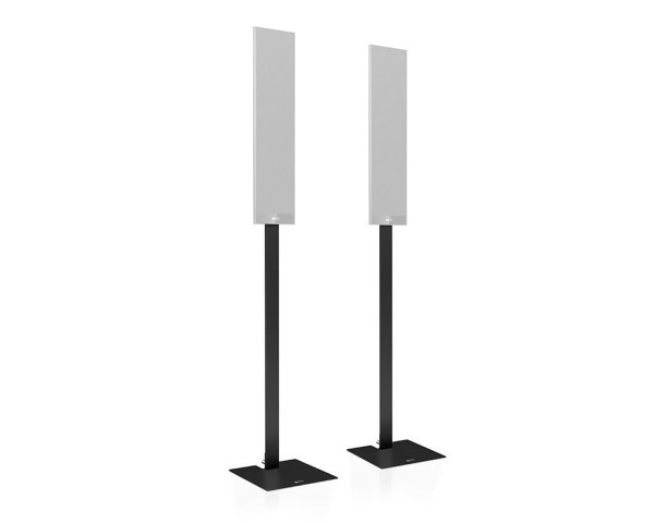 KEF T Series Floor Stand for T101 & T301 Satellite Speakers Blk PAIR - Main Image