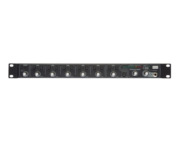 Cloud Contractor MX155 7Ch Mixer 5-Mic/Line 1-Mic Input +Talkover 1-Out 1U - Main Image