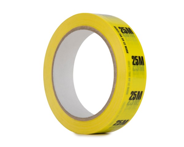 Le Mark Identi-Tak Cable Length ID Tape 24mm x 33m 25M Yellow - Main Image