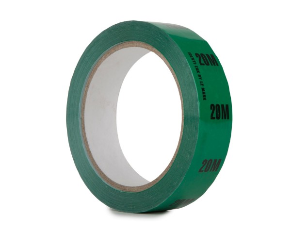 Le Mark Identi-Tak Cable Length ID Tape 24mm x 33m 20M Green - Main Image
