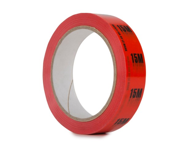 Le Mark Identi-Tak Cable Length ID Tape 24mm x 33m 15M Red - Main Image