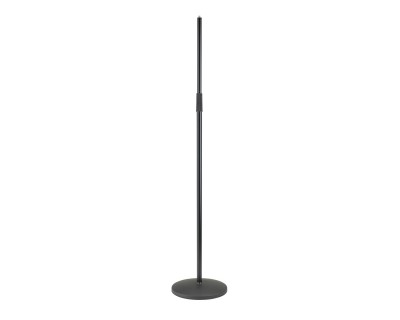 26125 Mic Stand Round Base with Slim Clutch Black