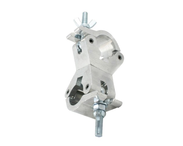 Doughty T57100 Clamp 50mm 750KG 360° Swivel Coupler SILVER - Main Image