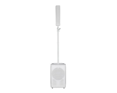 EVOXJMIX8W 8x2"+12" Active 2-Way Column PA Speaker + Mixer White