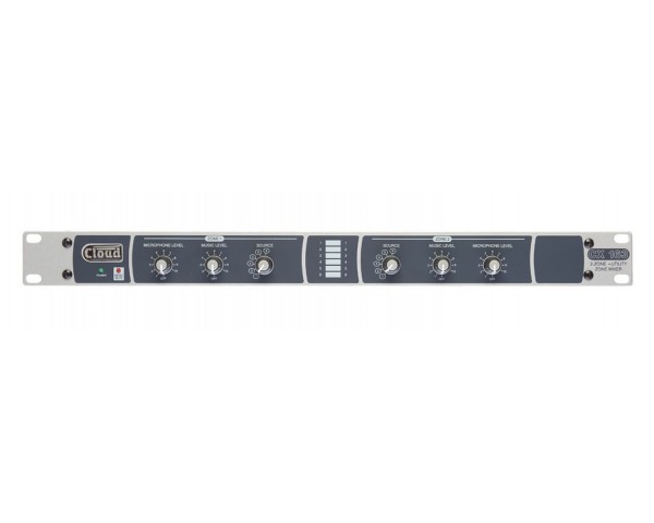 Cloud CX163 2-Zone+Utility 6-Line/1-Mic Input Stereo Mixer 1U  - Main Image