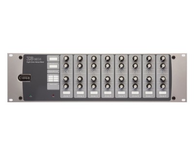 Z8 Mk4 Eight Zone-Mixer 6-Line+2-Mic+Paging Mic Input 3U