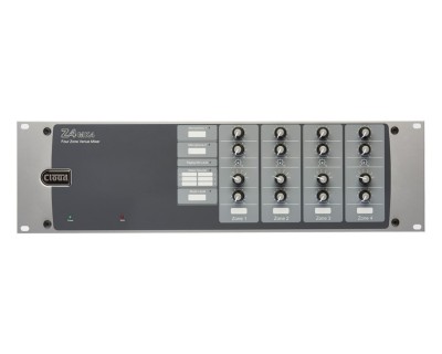 Z4 Mk4 Four Zone-Mixer 6-Line+2-Mic+Paging Mic Input 3Unit