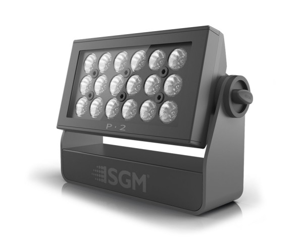SGM P-2 RGBW LED Panel 18x10W 43° Beam Angle IP65 Black - Main Image