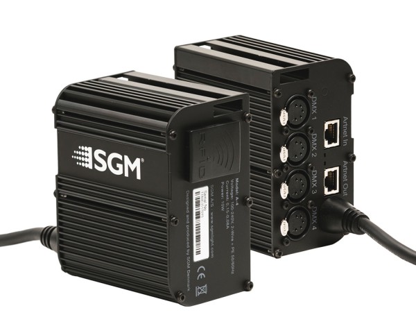 SGM A4 Universal HiSpeed 4-Port ArtNET to DMX Converter - Main Image