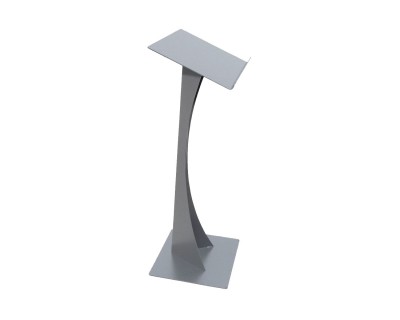 200 Series Blade Folded Metal Lectern in Black Powder Coat