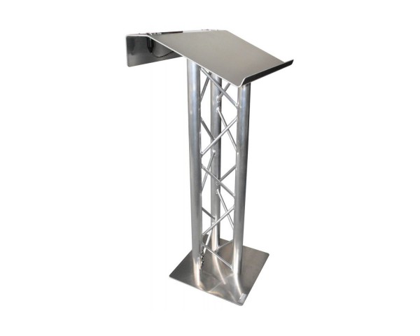 Trilite by OPTI 200 Series Premier Truss Lectern in Natural Aluminium Finish - Main Image