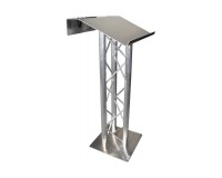 Trilite by OPTI 200 Series Premier Truss Lectern in Natural Aluminium Finish - Image 1