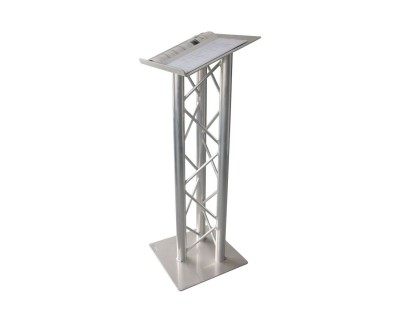 200 Series Triangular Truss Lectern in Natural Aluminium Finish