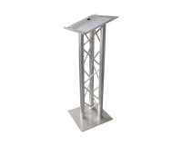 Trilite by OPTI 200 Series Triangular Truss Lectern in Natural Aluminium Finish - Image 1