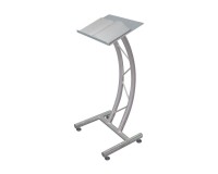Trilite by OPTI 200 Series Curved Ladder Truss Lectern in Natural Aluminium - Image 1