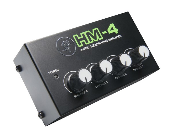 Mackie HM-4 4-Way Headphone Amplifier Single Stereo Source  - Main Image