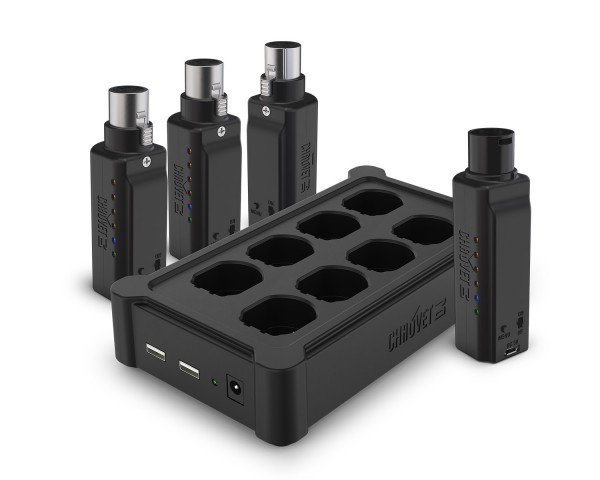 CHAUVET DJ D-Fi XLR Pack Wireless DMX Pack (1x D-Fi XLR TX / 3x D-Fi XLR RX) - Main Image