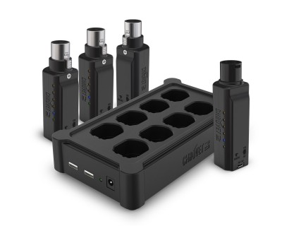 D-Fi XLR Pack Wireless DMX Pack (1x D-Fi XLR TX / 3x D-Fi XLR RX)