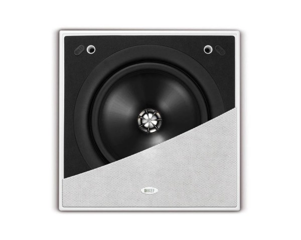 KEF Ci200QS 8 2-Way Uni-Q Flush Square Ceiling Speaker IP64 Wht - Main Image