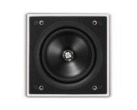 KEF Ci200QS 8 2-Way Uni-Q Flush Square Ceiling Speaker IP64 Wht - Image 2