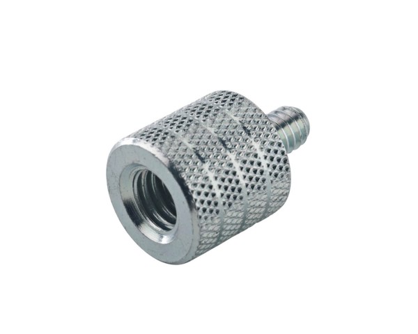 K&M 21920 Thread Adapter Female 3/8 Male 1/4 Zinc  - Main Image