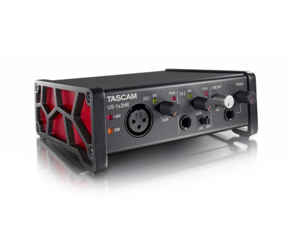 TASCAM US-1x2HR USB Audio MIDI Interface 1xMic / 1xLine / 2-Out - Main Image