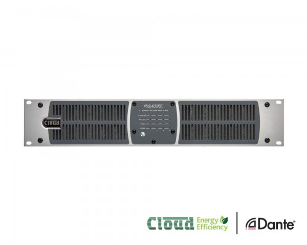 Cloud CA4250 Auto Power Sharing Amplifier 4Ω/8Ω 100V 4x250W 2U - Main Image