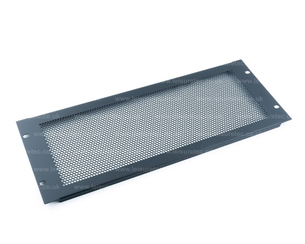 Leisuretec Ventilation Panel 4U (Perforated) for 19 Racks Black - Main Image