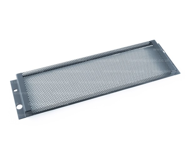 Leisuretec Security Panel 3U (Perforated) for 19 Racks Black - Main Image