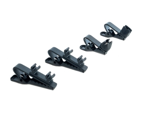 Shure RPM500 Dual Clip for WL50B/WL51/MC50/MC51 Lapel Mics Black - Main Image