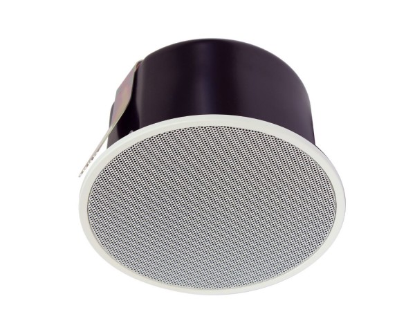 TOA PC-1860BS 12cm/5  Ceiling Speaker 6W/100V White EN54 - Main Image