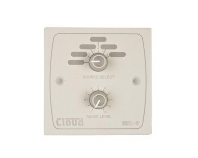 RSL-6W Remote 6-Source / Volume Level Select Wall Plate White