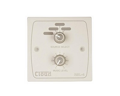 RSL-4W Remote 4-Source / Volume Control Wall Plate White