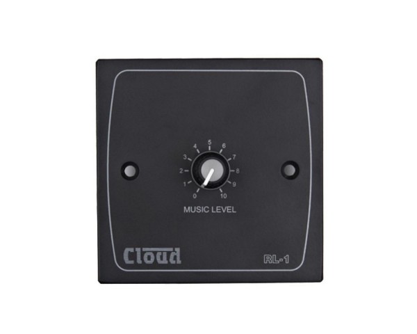 Cloud RL-1B Remote Volume Level Control Plate (Single Channel) Black - Main Image