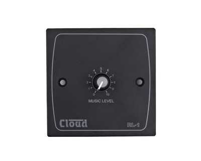 RL-1B Remote Volume Level Control Plate (Single Channel) Black