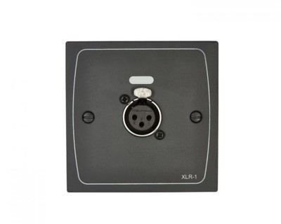 XLR-F1B XLR Input Module Wall Plate 3-Pin XLR Female Black