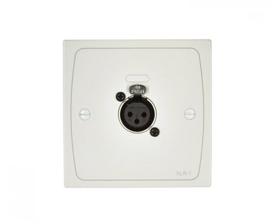 XLR-F1W XLR Input Module Wall Plate 3-Pin XLR Female White