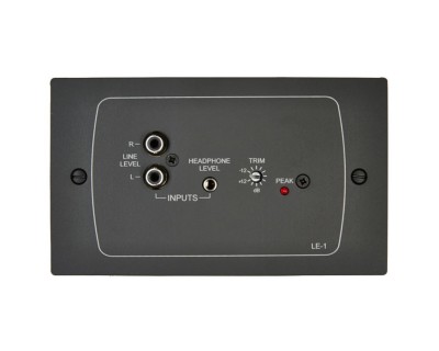 LE-1B Line-Level Active Stereo Input Plate for DCM1/e Black